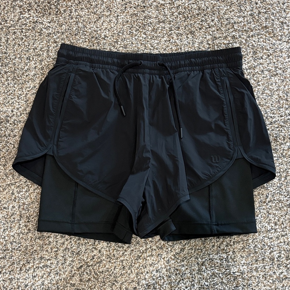 Wilson Black Women's Athletic Shorts
